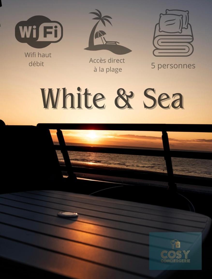 White & Sea, Face A La Mer Bray-Dunes Bagian luar foto